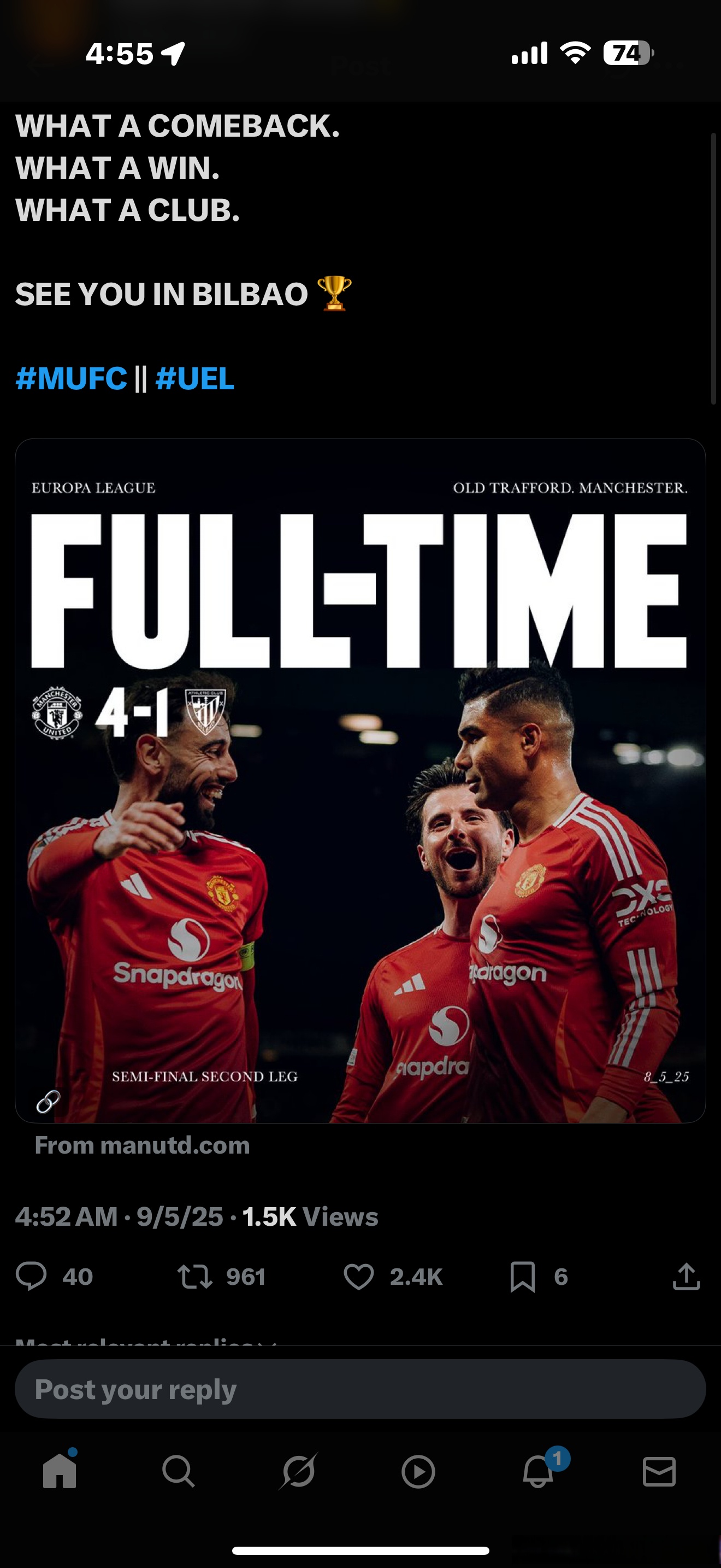 今夜曼联状态回暖——欧冠节点到来,震撼外界,赛程密集仍需轮换(曼联欧冠逆转巴黎) 今夜曼联状态回暖——欧冠节点到来,震撼外界,赛程密集仍需轮换(曼联欧冠逆转巴黎)